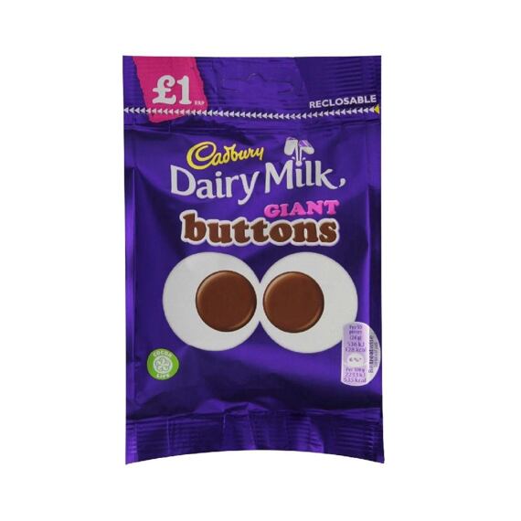 Cadbury Dairy Milk Giant Buttons 95 g PM