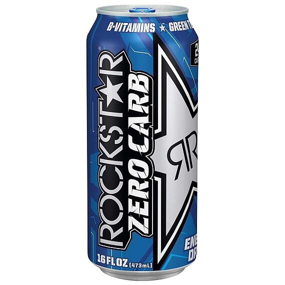 Rockstar Zero Carb energetický nápoj bez cukrů 473 ml