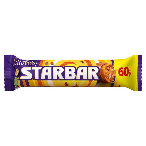 Cadbury Starbar Chocolate Peanut Bar 49 g PM