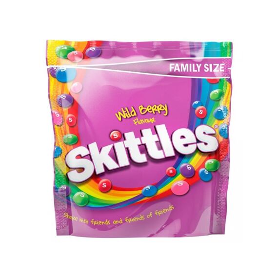 Skittles žvýkací bonbonky s příchutí bobulových plodů 196 g