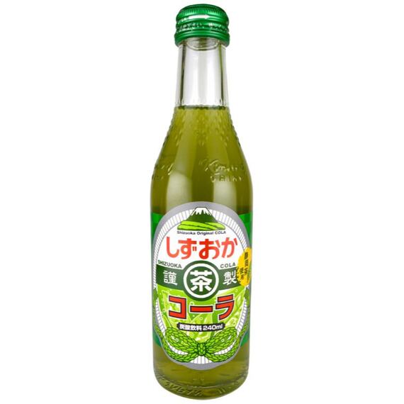 Kimura Shizuoka kolový sycený nápoj s příchutí zeleného čaje 240 ml