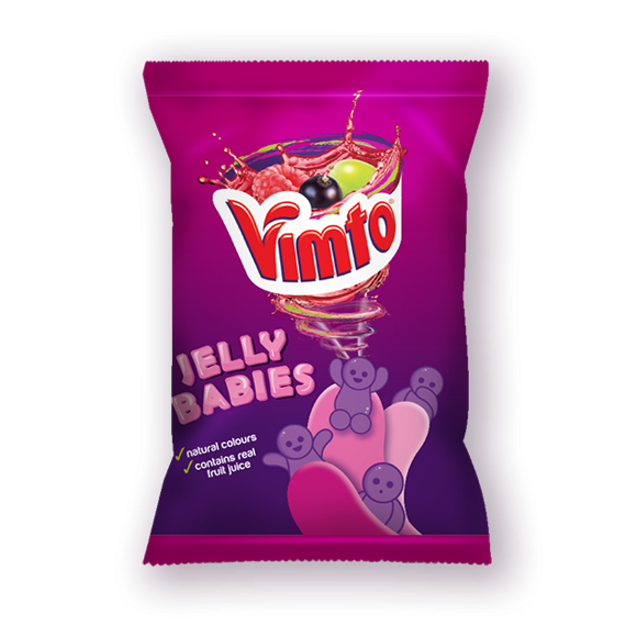 Vimto Jelly Babies gumové bonbony ovocných příchutí 200 g