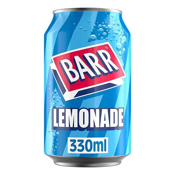 Barr carbonated drink with lemon flavor 330 ml