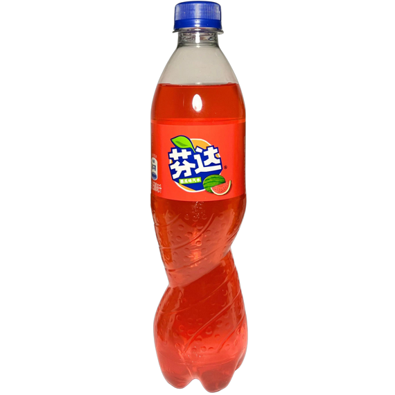 Fanta carbonated drink with watermelon flavor 500 ml