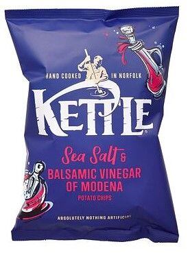 Kettle chipsy s mořskou solí a balzamikovým octem z Modeny 130 g