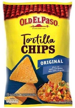 Old El Paso solené tortillové chipsy 185 g
