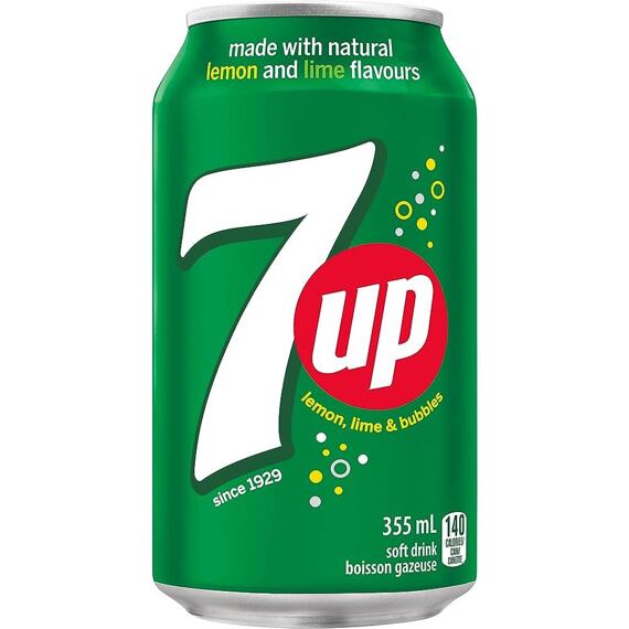 7UP lemon and lime carbonated drink 330 ml
