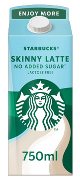 Starbucks ledová káva Latte bez cukru 750 ml
