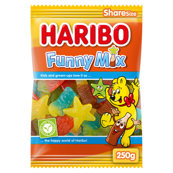 Haribo jelly candies with fruit flavors 250 g