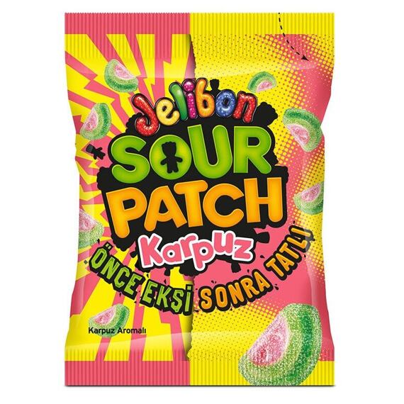Sour Patch sour chewing candies with watermelon flavor 80 g