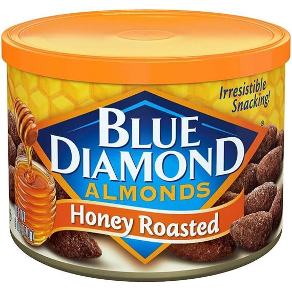 Blue Diamond almonds with honey flavor 170 g