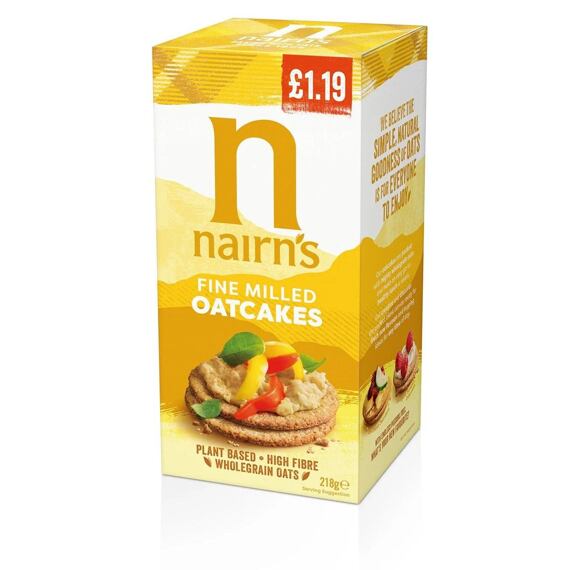 Nairn's whole grain oat crackers 218 g PM