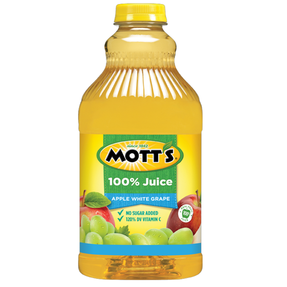 Mott's 100 % jablečný džus s příchutí bílých hroznů 1,9 l