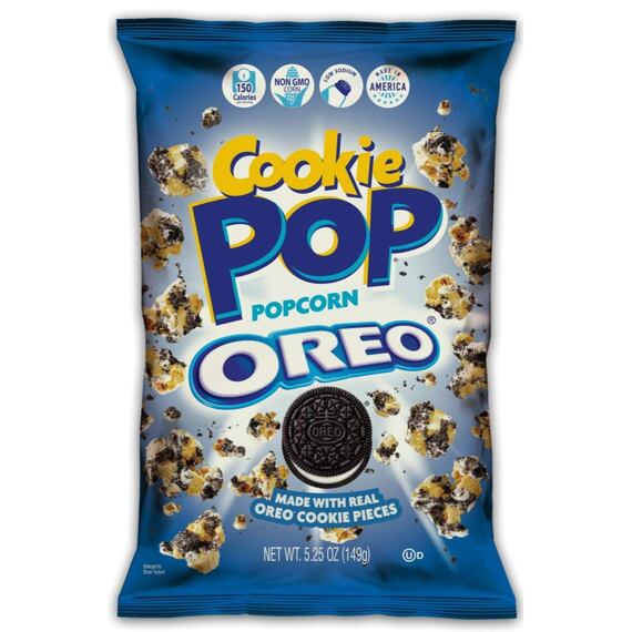 Candy Pop sladký popkorn s kousky sušenek Oreo 149 g