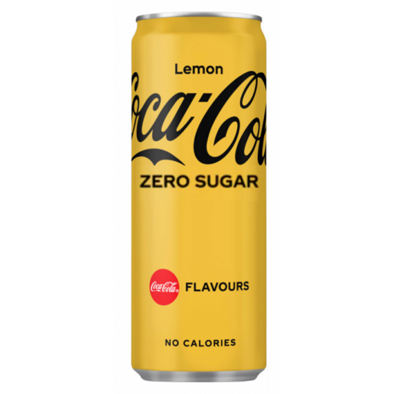 Coca-Cola sycený nápoj bez cukru s příchutí citronu 250 ml