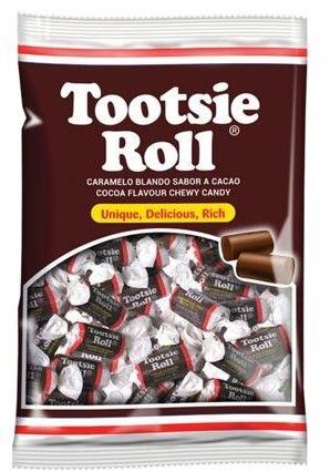 Tootsie Roll žvýkací bonbony s příchutí kakaa 120 g