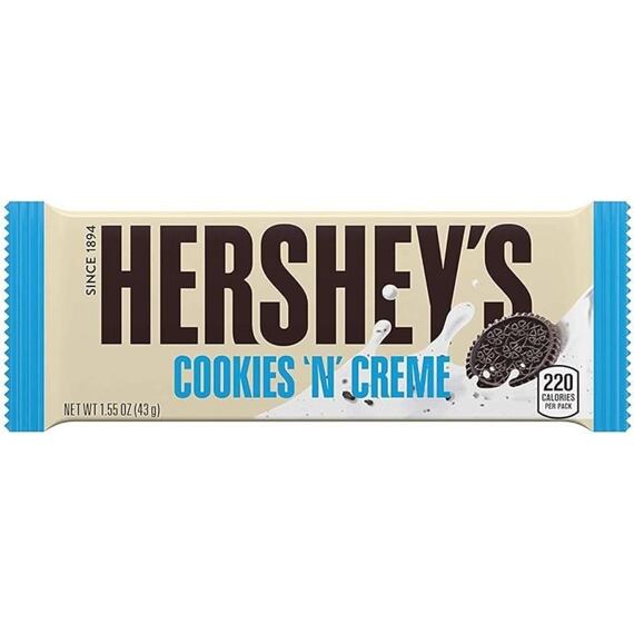 Hershey's tyčinka s příchutí sušenek a krému 43 g