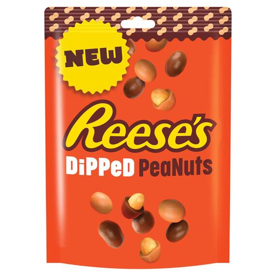 Reese's arašídy v mléčné čokoládě a polevě s příchutí arašídového másla 90 g
