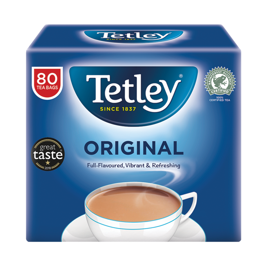 Tetley Original černý čaj 80 ks 250 g PM