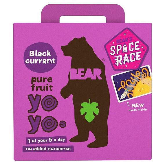 Bear Pure Fruit Yoyo blackcurrant pack 5x20 g