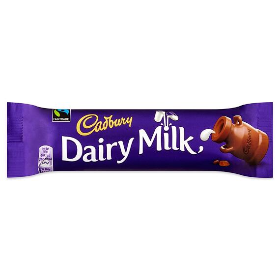 Cadbury Dairy Milk tyčinka z mléčné čokolády 45 g