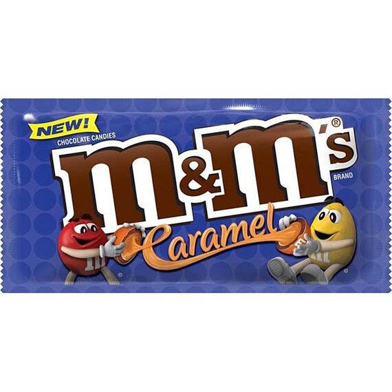 M&M's bonbony z mléčné čokolády s náplní z karamelu 40 g