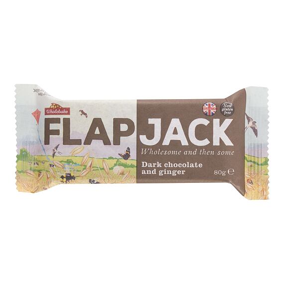 Flapjack Dark Chocolate & Ginger 80 g