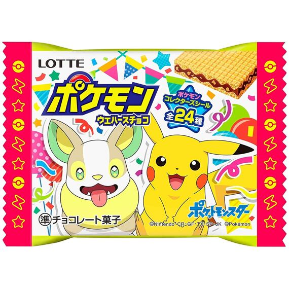 Lotte Pokémon Wafers Chocolate 23 g