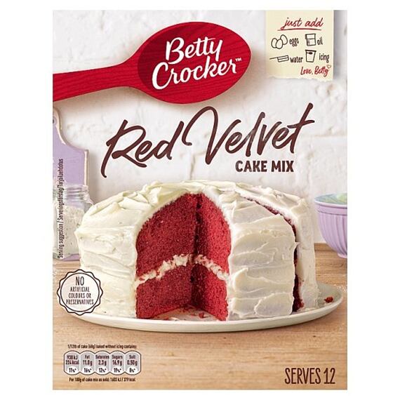 Betty Crocker směs na přípravu dortu Red Velvet 425 g