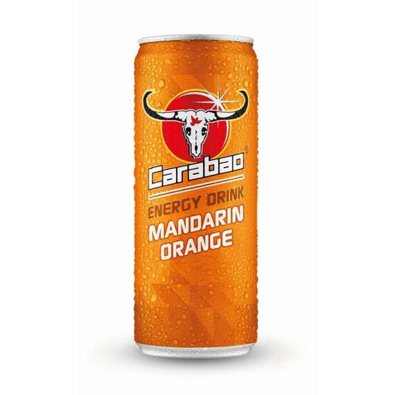 Carabao energetický nápoj s příchutí mandarinky a pomeranče 330 ml