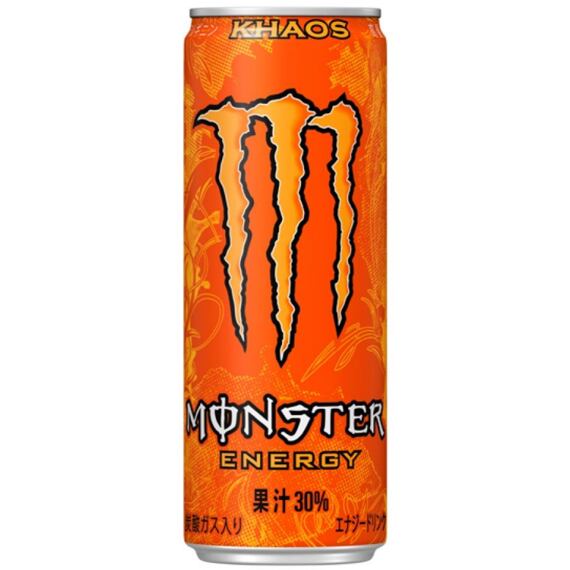 Monster Khaos energetický nápoj s příchutí pomerančů a citrusových plodů 355 ml