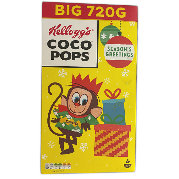 Kellogg's Coco Pops rýžové cereálie s příchutí čokolády 720 g