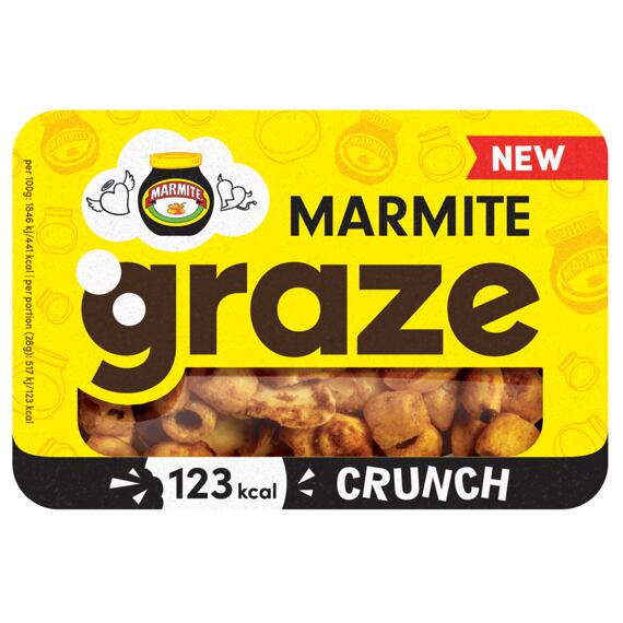 Graze slaný snack s příchutí Marmite 28 g