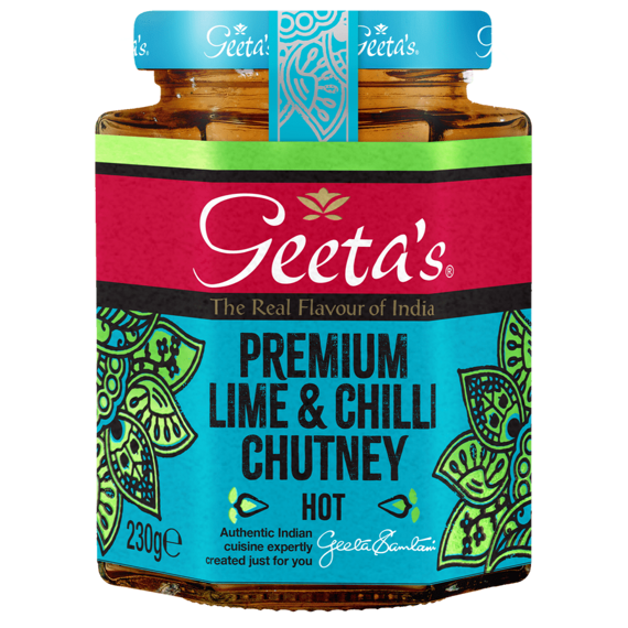 Geeta's limetkové čatný s chilli 230 g
