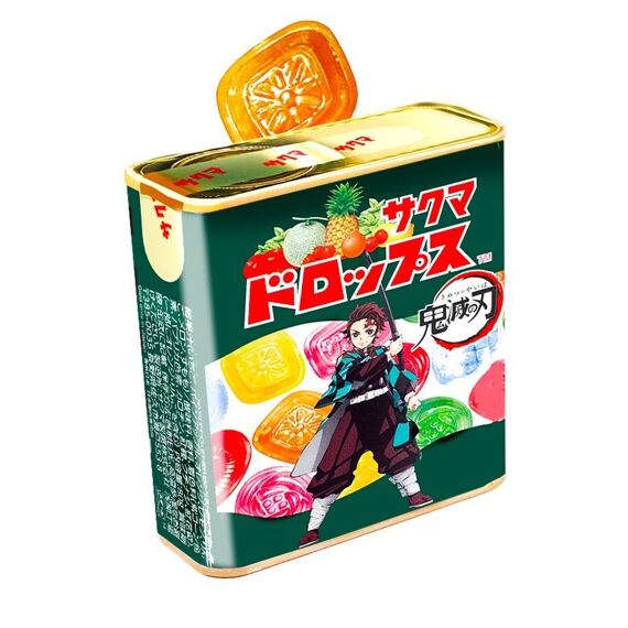 Sakuma Demon Slayer cucavé bonbony s příchutí ovoce 80 g