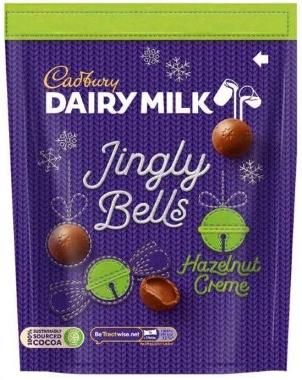 Cadbury čokoládové bonbonky s náplní s příchutí lískooříškového krému 73 g