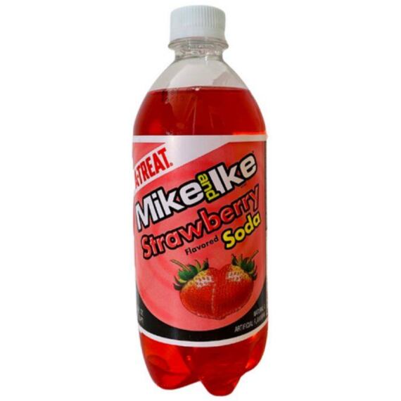 Mike and Ike sycený nápoj s příchutí jahody 591 ml
