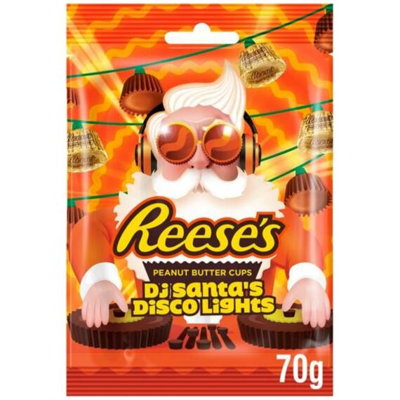 Reese's Santa Lights mini košíčky z mléčné čokolády a náplní z arašídového másla 70 g