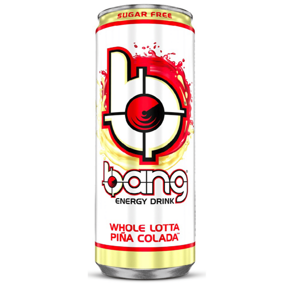 Bang Whole Lotta energetický nápoj bez cukru s příchutí piňa colady 473 ml