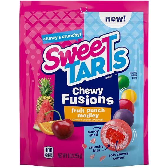 Sweetarts plněné kyselé bonbony ovocných příchutí 255 g