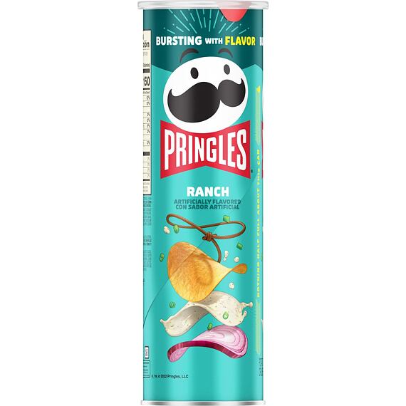 Pringles chipsy s příchutí dresinku Ranch 158 g
