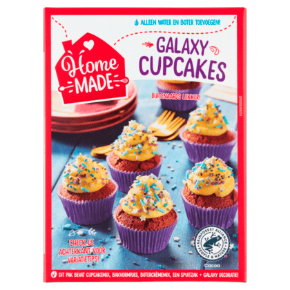 HomeMade směs na přípravu cupcakes s krémem a posypkami 445 g