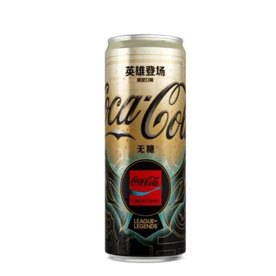 Coca-Cola League of Legends carbonated cola drink with XP flavor without sugar 330 ml