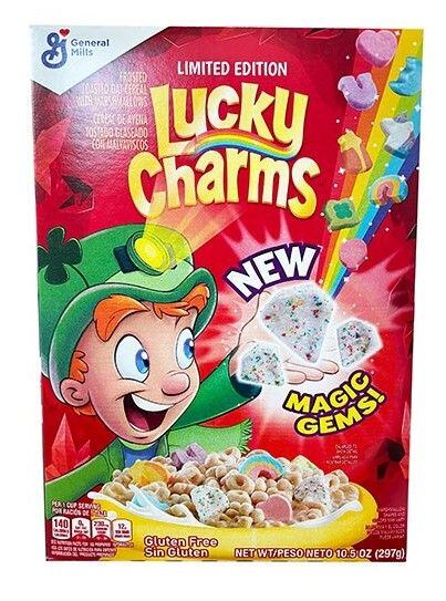Lucky Charms cereálie s kousky marshmallows 297 g