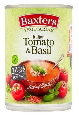 Baxters Italian tomato soup with basil 400 g