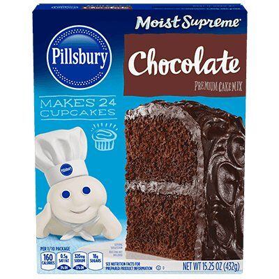 Pillsbury Moist Supreme cake mix with chocolate flavor 432 g