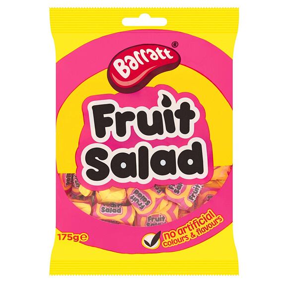 Barratt Fruit Salad žvýkací bonbony s ovocnými příchutěmi 175 g