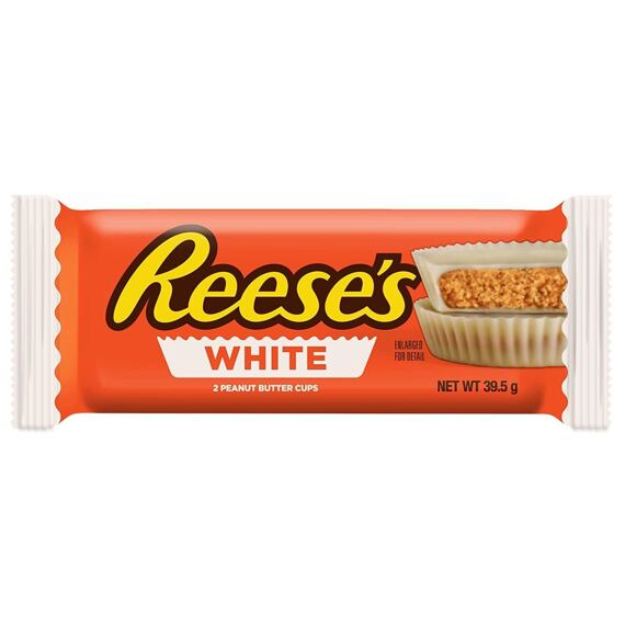 Reese's 2 košíčky plněné arašídovým máslem s polevou z bílé čokolády 39 g