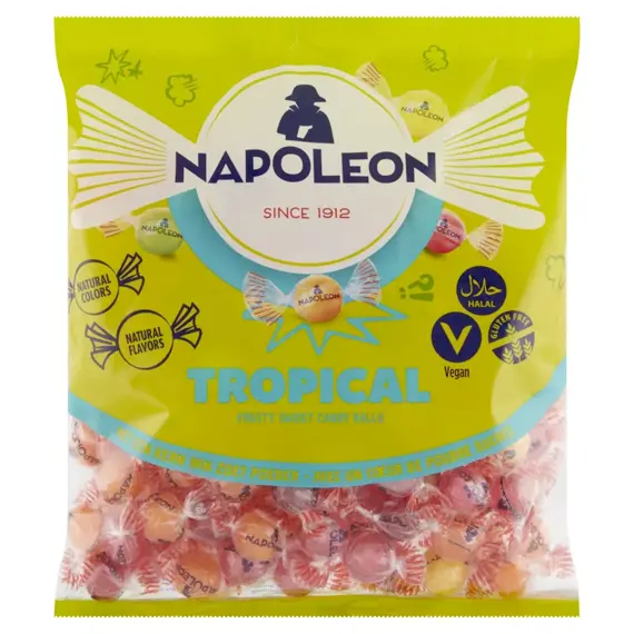 Napoleon bonbony s příchutí tropického ovoce 150 g