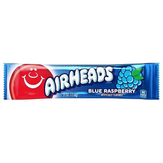 Airheads žvýkací páska s příchutí modré maliny 16 g